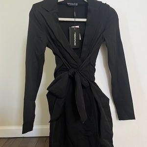 Black blazer dress